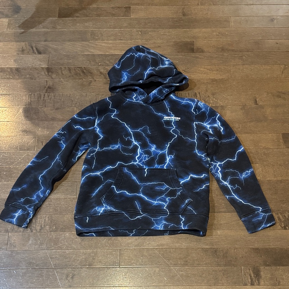 Abercrombie Kids Hoodie with Blue Lightning